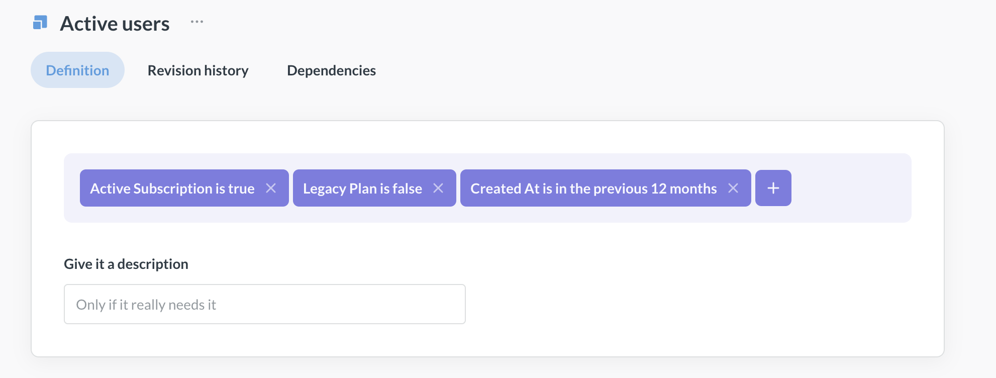 Segment definition