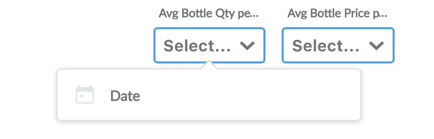 Select fields
